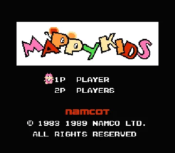 Mappy Kids (Japan) screen shot title